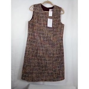 GAL MEETS GLAM Tweed Ramona Shift Dress Size 10,EUC NEW WITH TAGS